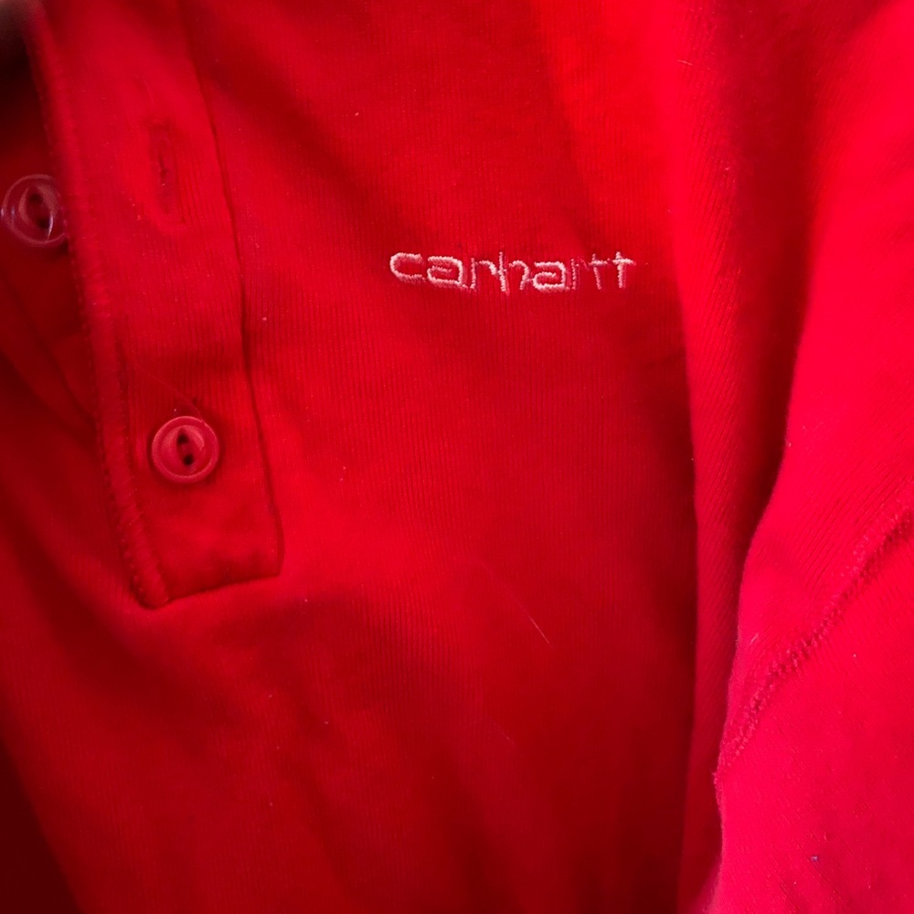 Carhartt red long sleeve shirt, size XL